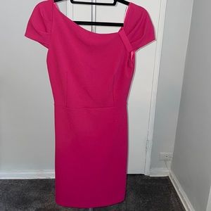 Mango Fitted Fuschia Dress
